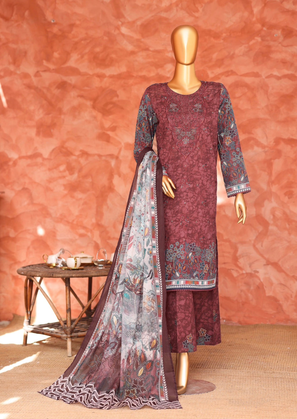 H.Z ELEGANT EMBROIDERED COLLECTION BM-02