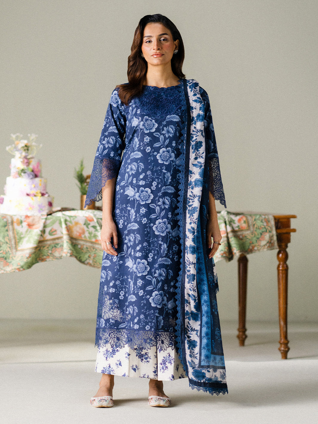 FnF MIDNIGHT MEADOW | 3PC UNSTITCHED
