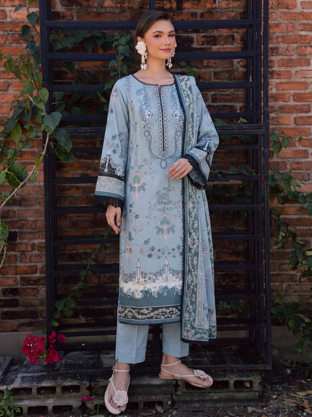 SAFWA 3-PIECE UNSTITHED LAWN COLLECTION